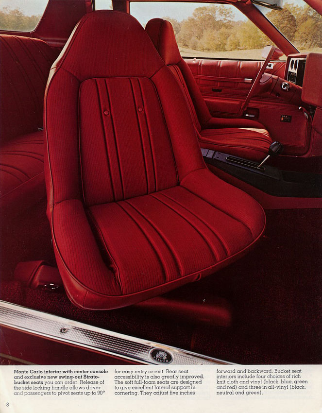 1973 Chevrolet Monte Carlo Brochure Page 5